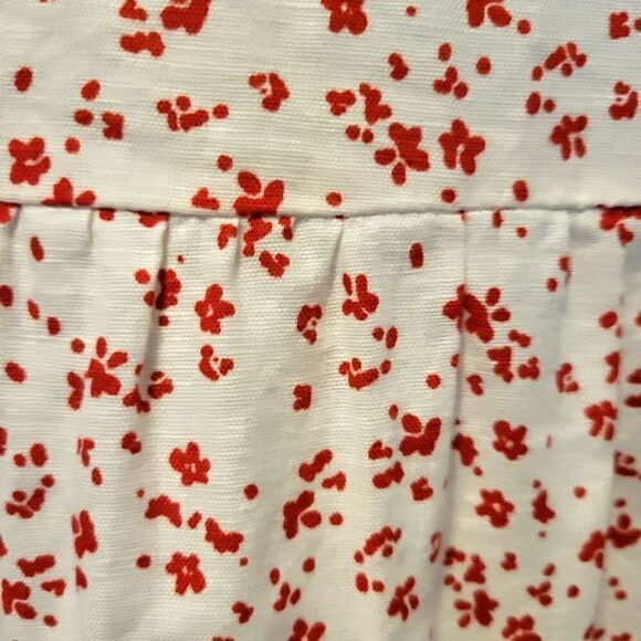 EC BANANA REPUBLIC FLORAL DOT LINEN/COTTON MAXI DRESS WITH FLOUNCE SZ. M TALL - Picture 5 of 6